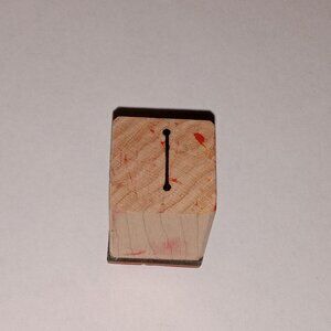 🎯 10 for $10 / Mounted Rubber Stamp "l" Scrapbooking Stamp
